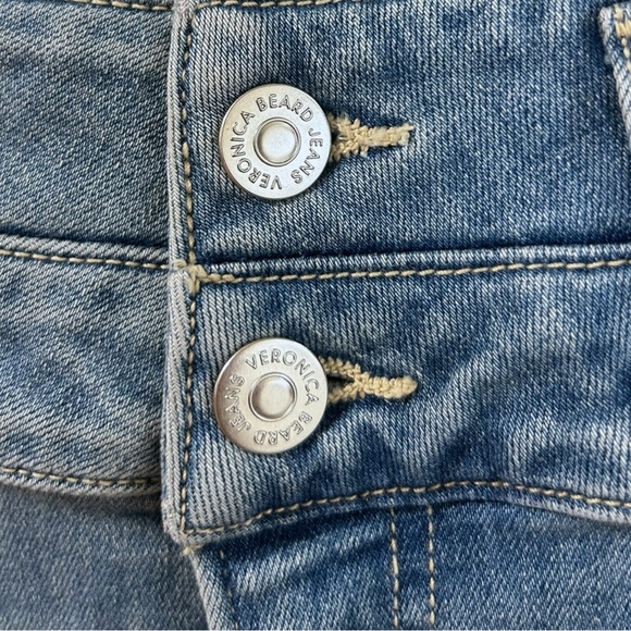 Veronica Beard, Women’s ‘Beverly’ High-Rise Skinny Flare Silver Surfer - Blue 23 - Picture 12 of 12